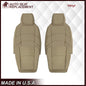 2009-2019 Ford E350 E450 E550 Econoline Van Synthetic Leather Replacement Seat Covers In Tan & Cushion Foam