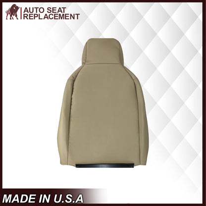 2009-2019 Ford E350 E450 E550 Econoline Van Synthetic Leather Replacement Seat Covers In Tan & Cushion Foam