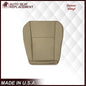 2009-2019 Ford E350 E450 E550 Econoline Van Synthetic Leather Replacement Seat Covers In Tan & Cushion Foam