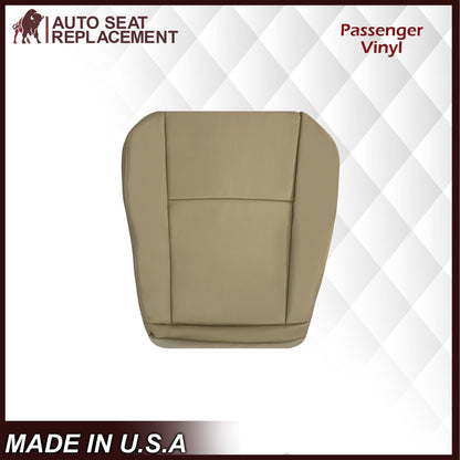 2009-2019 Ford E350 E450 E550 Econoline Van Synthetic Leather Replacement Seat Covers In Tan & Cushion Foam