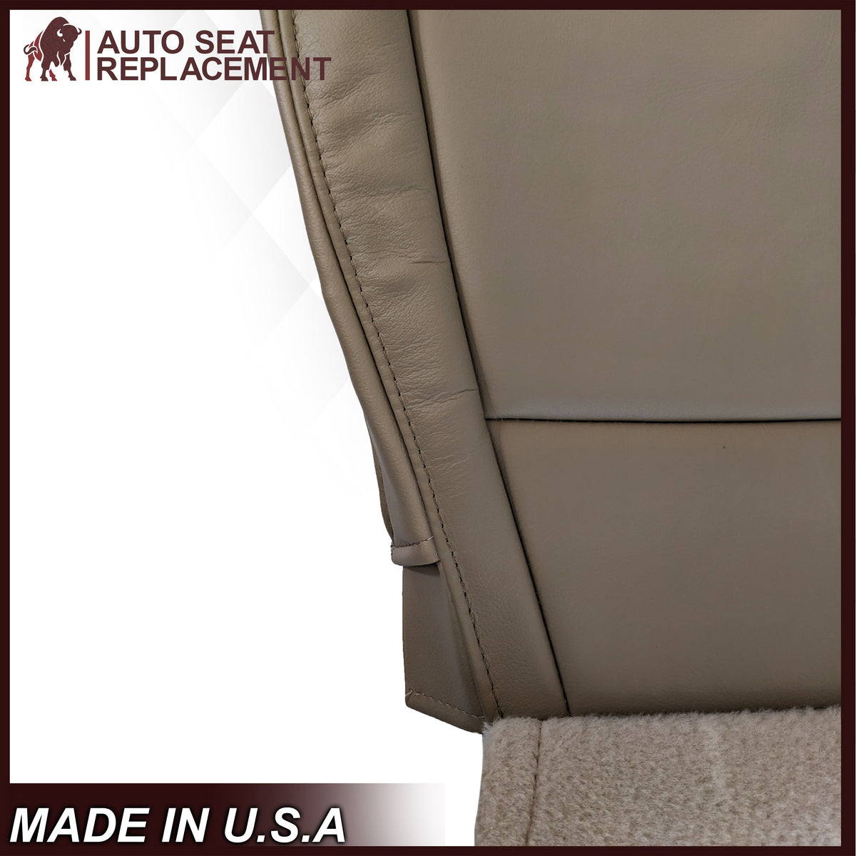 2009-2019 Ford Flex Non-Perforated Replacement Seat Cover In Tan
