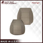 2014-2019 Chevy Silverado & GMC Sierra Cloth Fabric Seat Cover Replacement in Dune Tan OR Dark Ash Gray