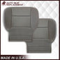 2014-2019 Chevy Silverado & GMC Sierra Cloth Fabric Seat Cover Replacement in Dune Tan OR Dark Ash Gray