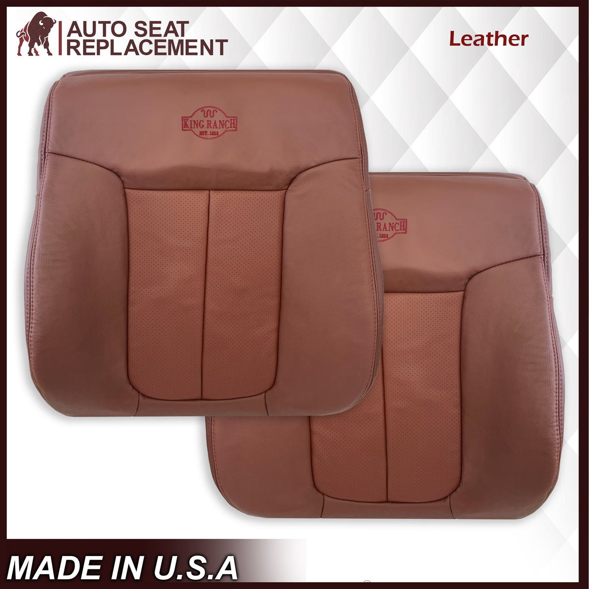 2011-2014 Ford F150 King Ranch Leather Seat Cover Replacement