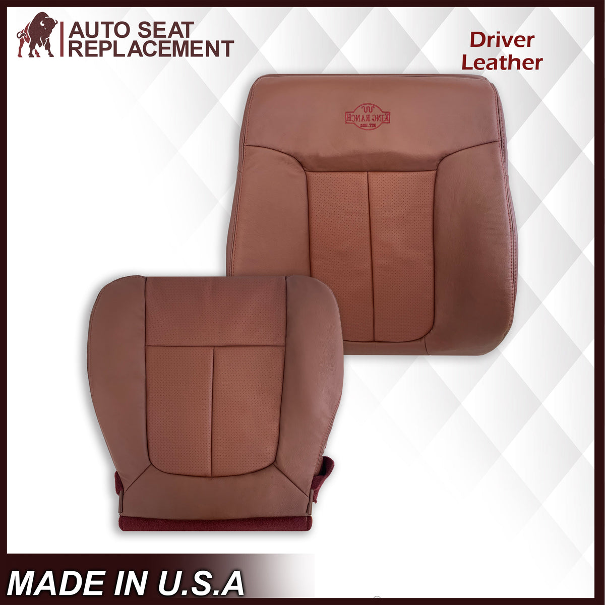 2011-2014 Ford F150 King Ranch Leather Seat Cover Replacement