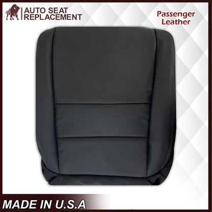 2005 - 2008 Acura TL Driver Side Bottom Seat Cover in Black Leather or Vinyl