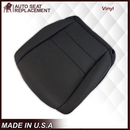 2005 - 2008 Acura TL Driver Side Bottom Seat Cover in Black Leather or Vinyl