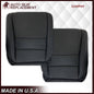 2005 - 2008 Acura TL Driver Side Bottom Seat Cover in Black Leather or Vinyl