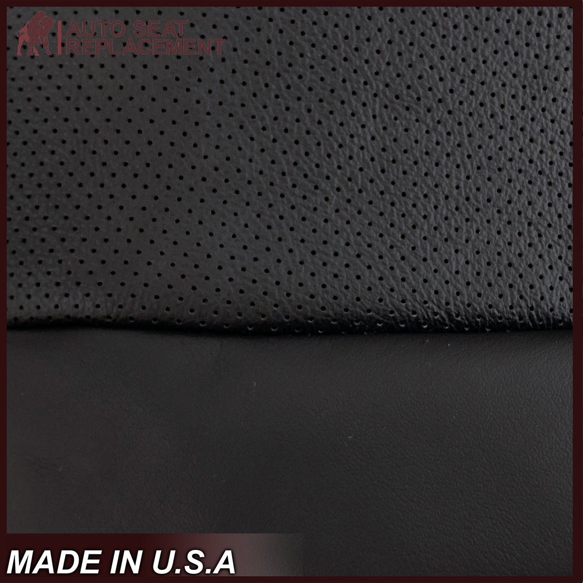 2005 - 2008 Acura TL Driver Side Bottom Seat Cover in Black Leather or Vinyl