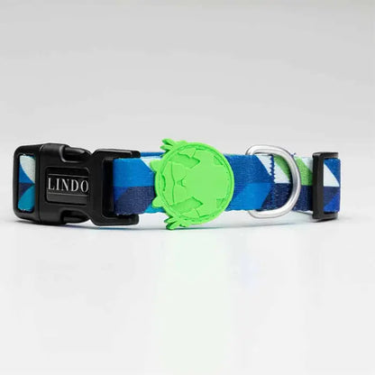 Lindo Blue Dream Adjustable Dog Collar for Small Breeds 30-44cm