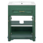Bathroom Vanity With Integrated Sink, 2 Door Cabinet With Tip Out Drawer, Rectangular Design