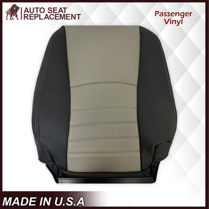 2009 2010 2011 2012 Dodge Ram Work Truck Replacement Vinyl Seat Covers 2-Tone Gray/Dark Gray: Choose your side