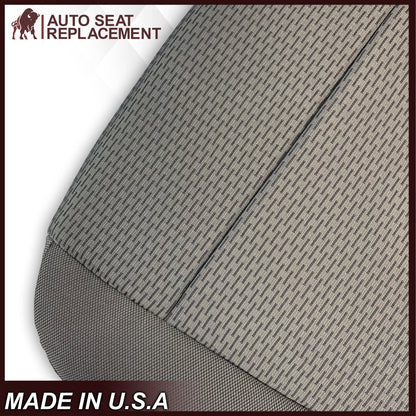 2017-2021 Ford F250 XLT Driver Or Passenger Side Cloth Replacement Seat Cover In Gray