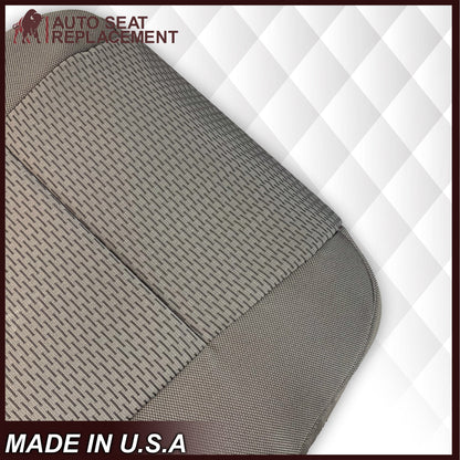 2017-2021 Ford F250 XLT Driver Or Passenger Side Cloth Replacement Seat Cover In Gray