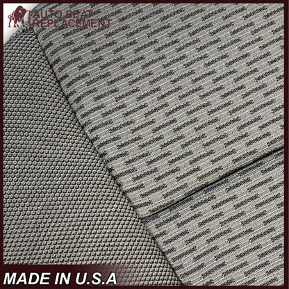2017-2021 Ford F250 XLT Driver Or Passenger Side Cloth Replacement Seat Cover In Gray