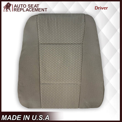 2017-2021 Ford F250 XLT Driver Or Passenger Side Cloth Replacement Seat Cover In Gray