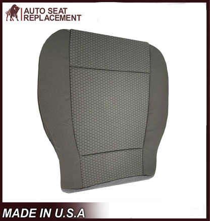 2017-2021 Ford F250 XLT Driver Or Passenger Side Cloth Replacement Seat Cover In Gray