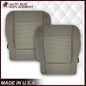 2017-2021 Ford F250 XLT Driver Or Passenger Side Cloth Replacement Seat Cover In Gray