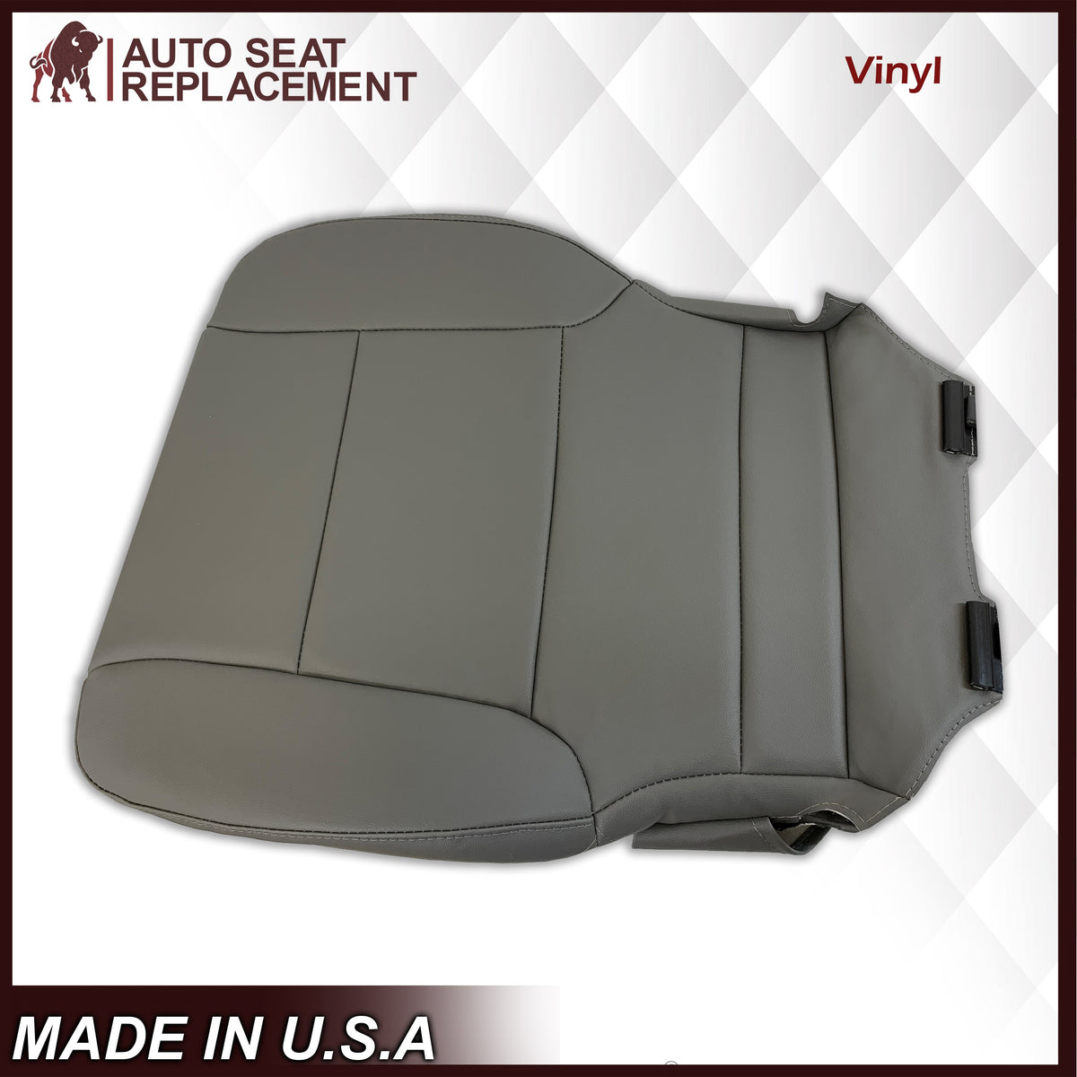 2014-2018 Chevy Silverado Single Crew Quad Cab WORK TRUCK Replacement Seat Covers In Gray