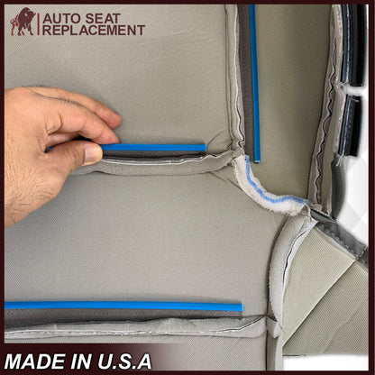 2014-2018 Chevy Silverado Single Crew Quad Cab WORK TRUCK Replacement Seat Covers In Gray