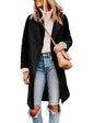 Blue Coat - Tanming Womens Notch Lapel Double Breasted Wool Blend Mid Long Pea Trench Coat