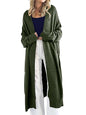 Danedvi Womens Long Cardigan Sweaters 2024 Fall Chunky Knit Oversized Slouchy Open Front Warm Coats with Pockets
