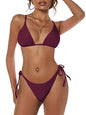 Bright Swimwear - Women's Triangle Bikini Floral String Bikini Set Two Piece Swimsuit Bathing Suits