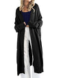 Danedvi Womens Long Cardigan Sweaters 2024 Fall Chunky Knit Oversized Slouchy Open Front Warm Coats with Pockets