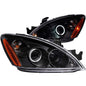 Anzo 2004-2007 Mitsubishi Lancer Projector Headlights w/ Halo Black (CCFL)