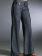 Full Size High-Waisted Wide-Leg Wash Jeans Plus Size
