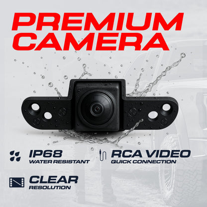 Dodge Ram (1994-2001) Black Replacement Tailgate Bezel with Backup Camera