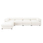Contemporary Elegant Sofa With Storage And Ottoman