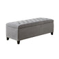 Elegant Design Tufted Top, Soft Close Storage Bench