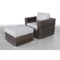Outdoor Patio Chair Set For Patio With Foam Cushions