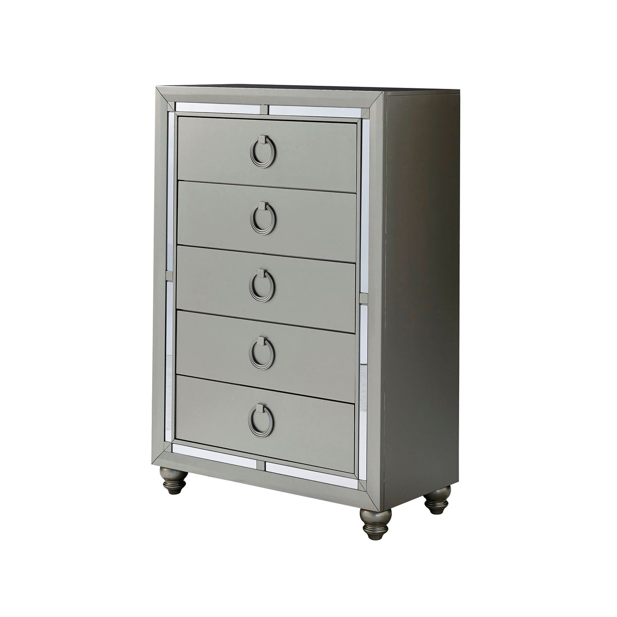 Chloe - Chest - Silver / Gray