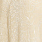 Women's Metallic Mesh Draped Gown