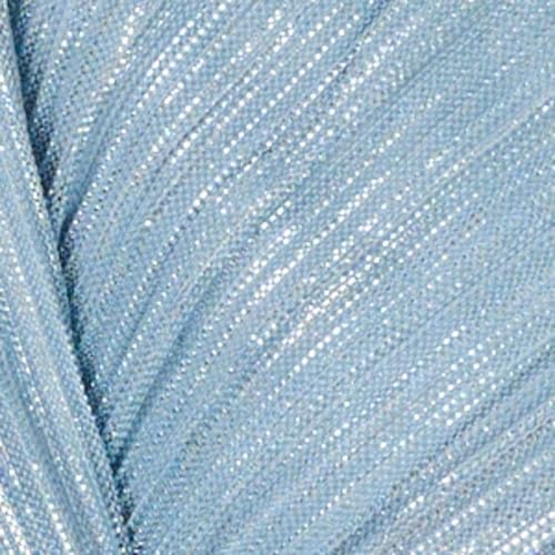Women's Metallic Mesh Draped Gown