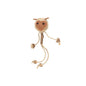Flamingo Yutsa Woven Monkey Toy with Wood Pieces