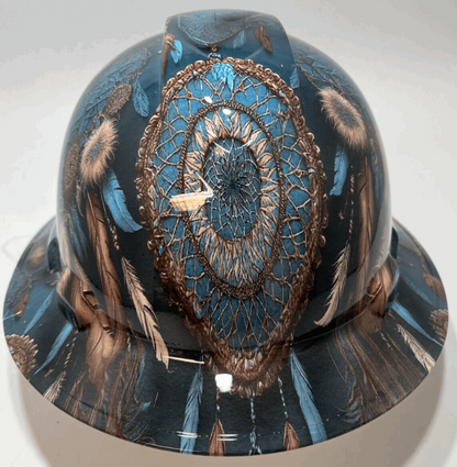 Full Brim Hard Hat Hydro Dipped DREAM CATCHER