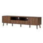 TV Stand With Drawers And Cable Management - Walnut