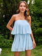 Back-to-School Sweetheart Layered Mini Dress
