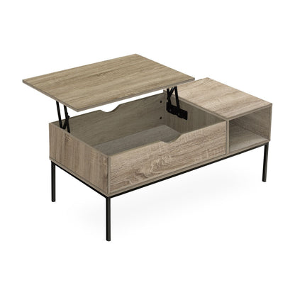 Table, Rectangular, Cocktail, Functional Lift-Top, Contemporary & Modern