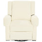 Manual Recliner Chair With Swivel Rocker Function, Dual Recline Angles