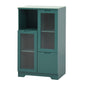 Modern Cabinet With Glass Doors And Drawer