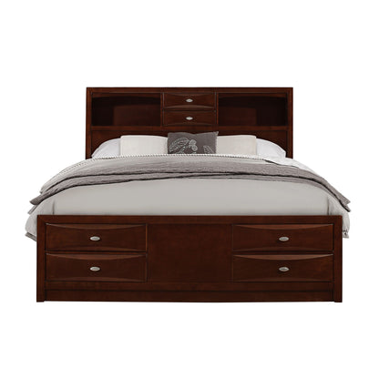 Lucille - Bed With Storage And Bookcase Headboard