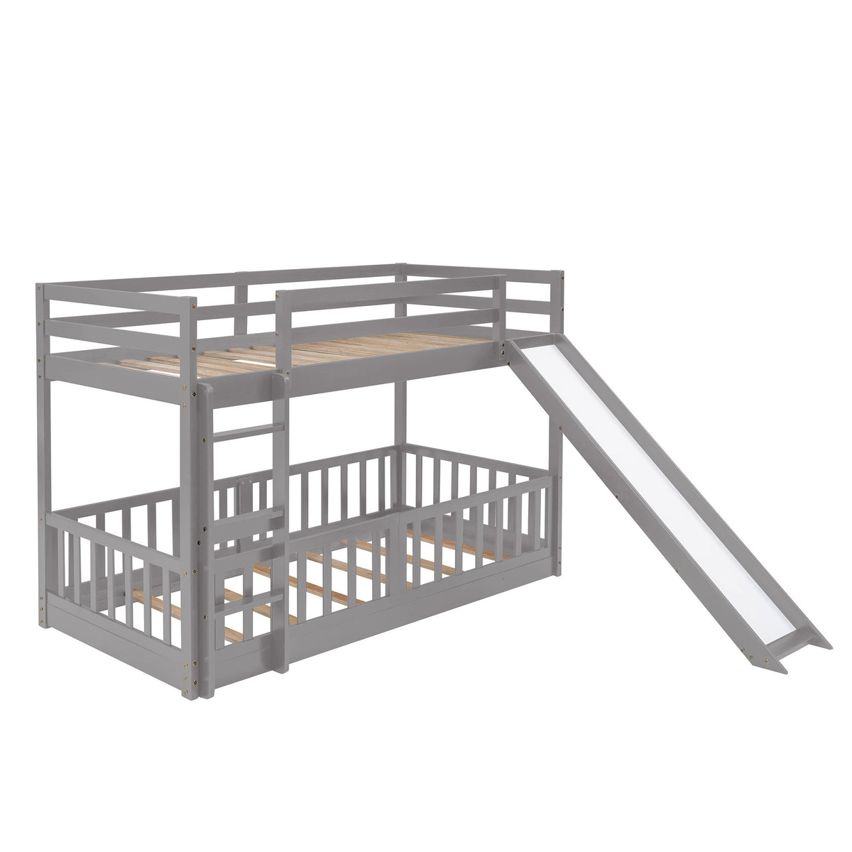 Functional Bunk Bed & Convertible Ladder And Slide