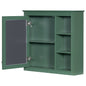 Wall Mounted Medicine Cabinet With Mirror And 3 Open Shelves