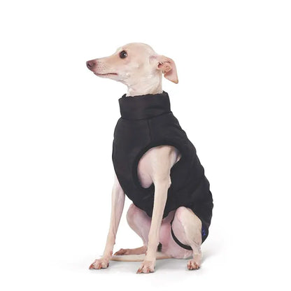 M-Pets Gentle Dog Winter Jacket Waterproof Coat Black Blue Large