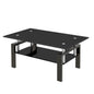 Tempered Glass Table With Storage