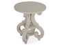 Bronwyn - Round Accent Table - Alabaster